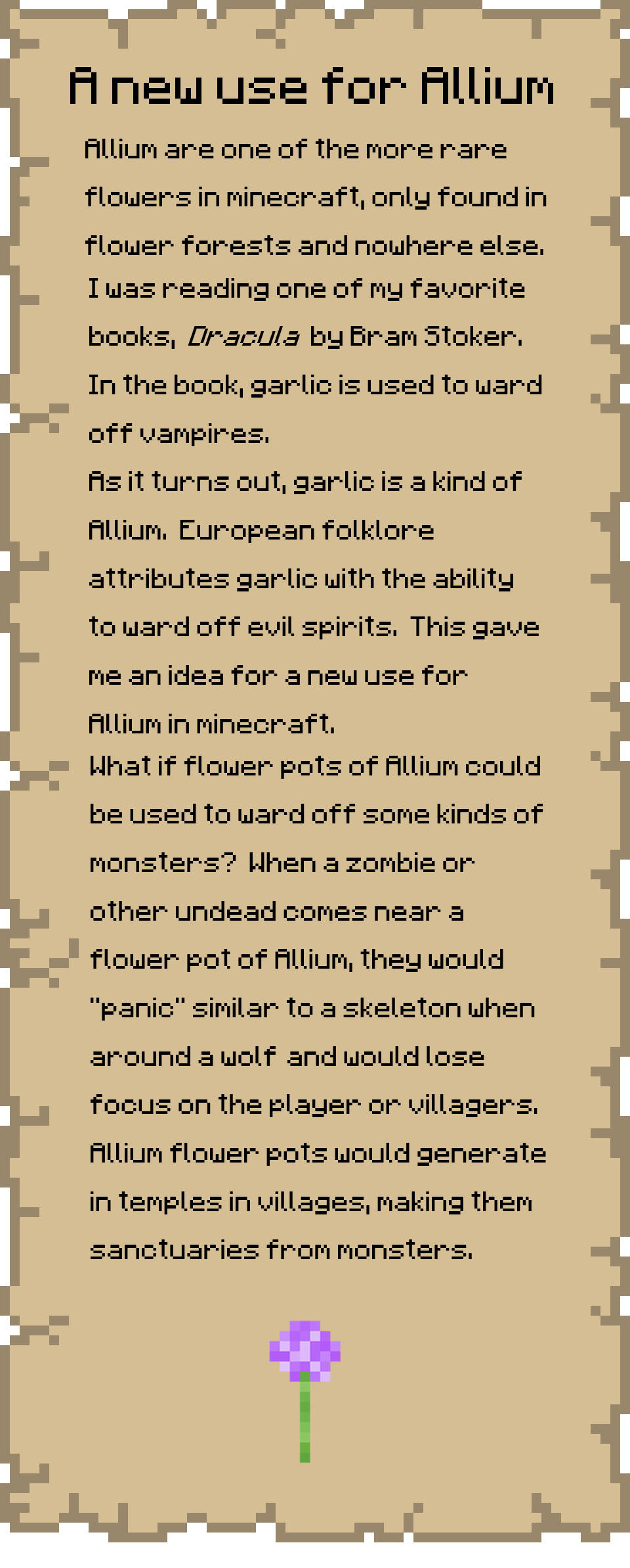 allium suggestion