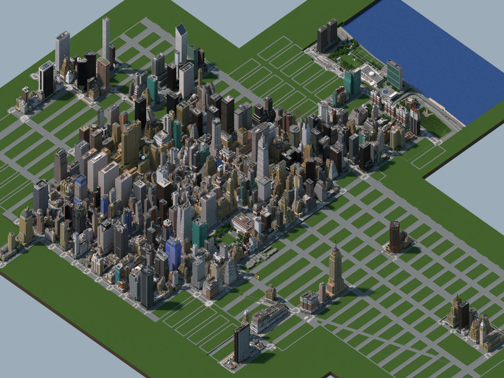 Midtown Manhattan, New York City (DOWNLOAD V3.0) Minecraft Map