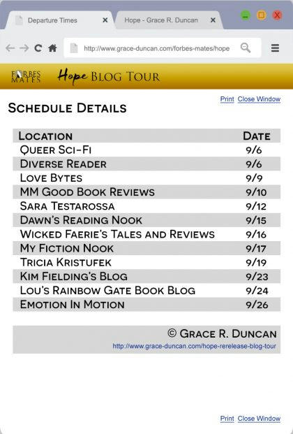 Grace R. Duncan - Hope Tour Promo