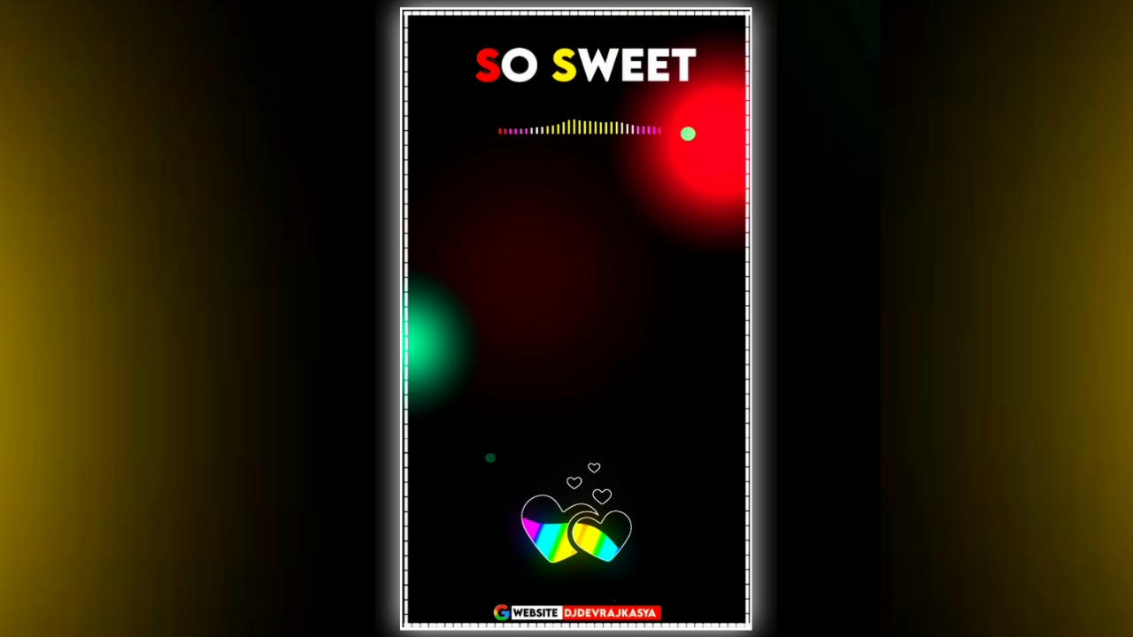 So Sweet Love Effect Green Full Screen Watsapp Template Download 2021