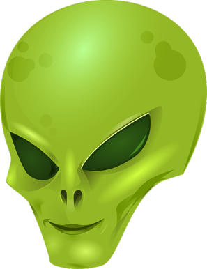  Extraterrestre verde 