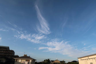 写真（夕方の天空その1）