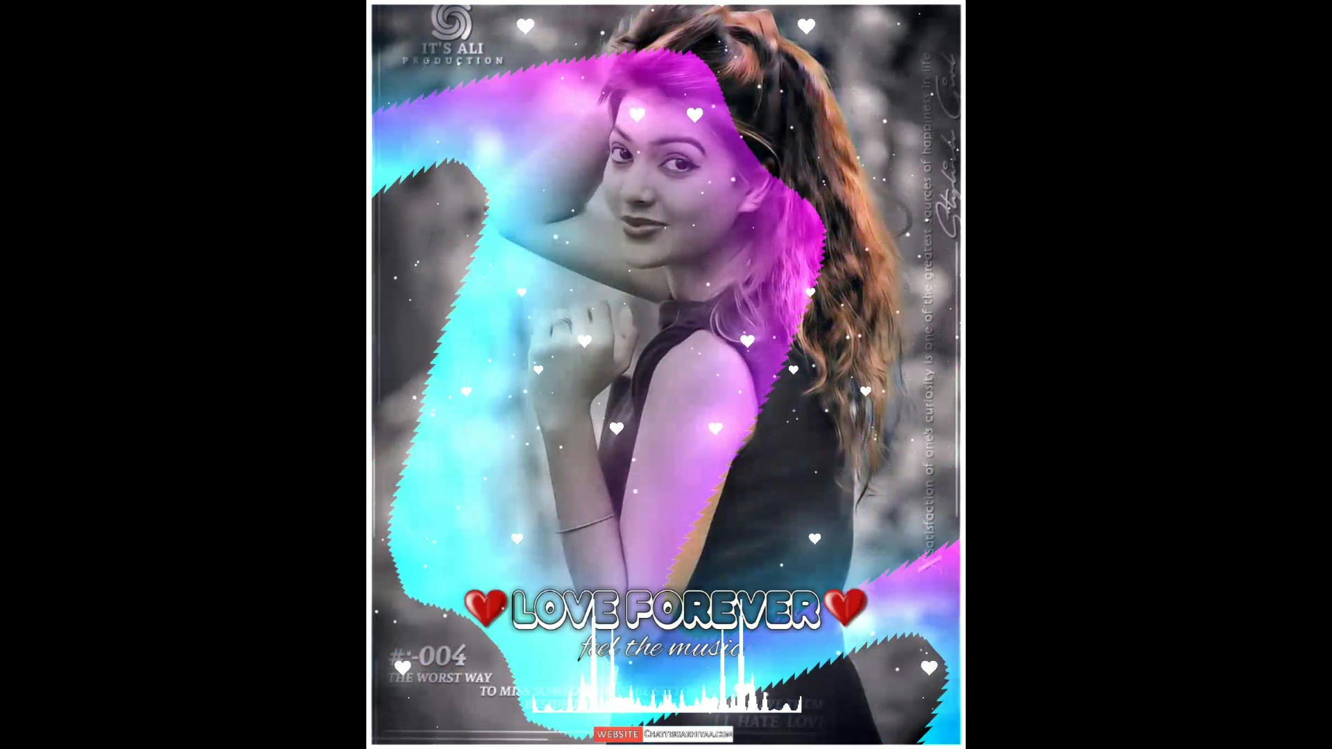 Love forever avee player template download