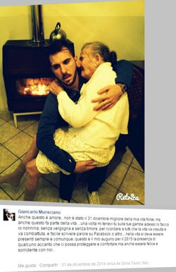 La conmovedora foto de un nieto y su abuela sacude Internet en 2015