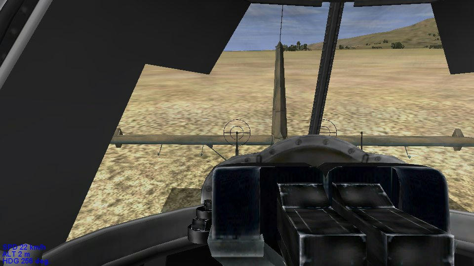 gunner postition taking plane off autopilot.