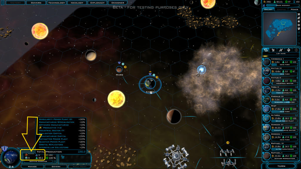 Number corruption in info panel