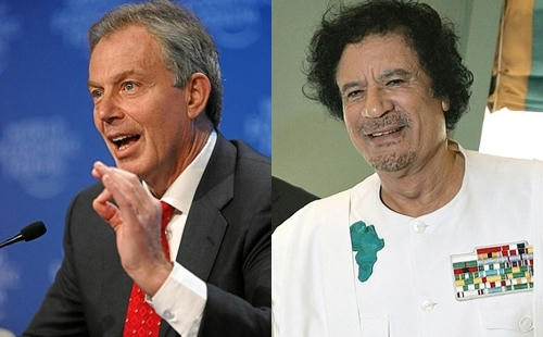 Primer-Ministro-Tony-Blair-y-el-líder-libio-Muammar-Gaddafi