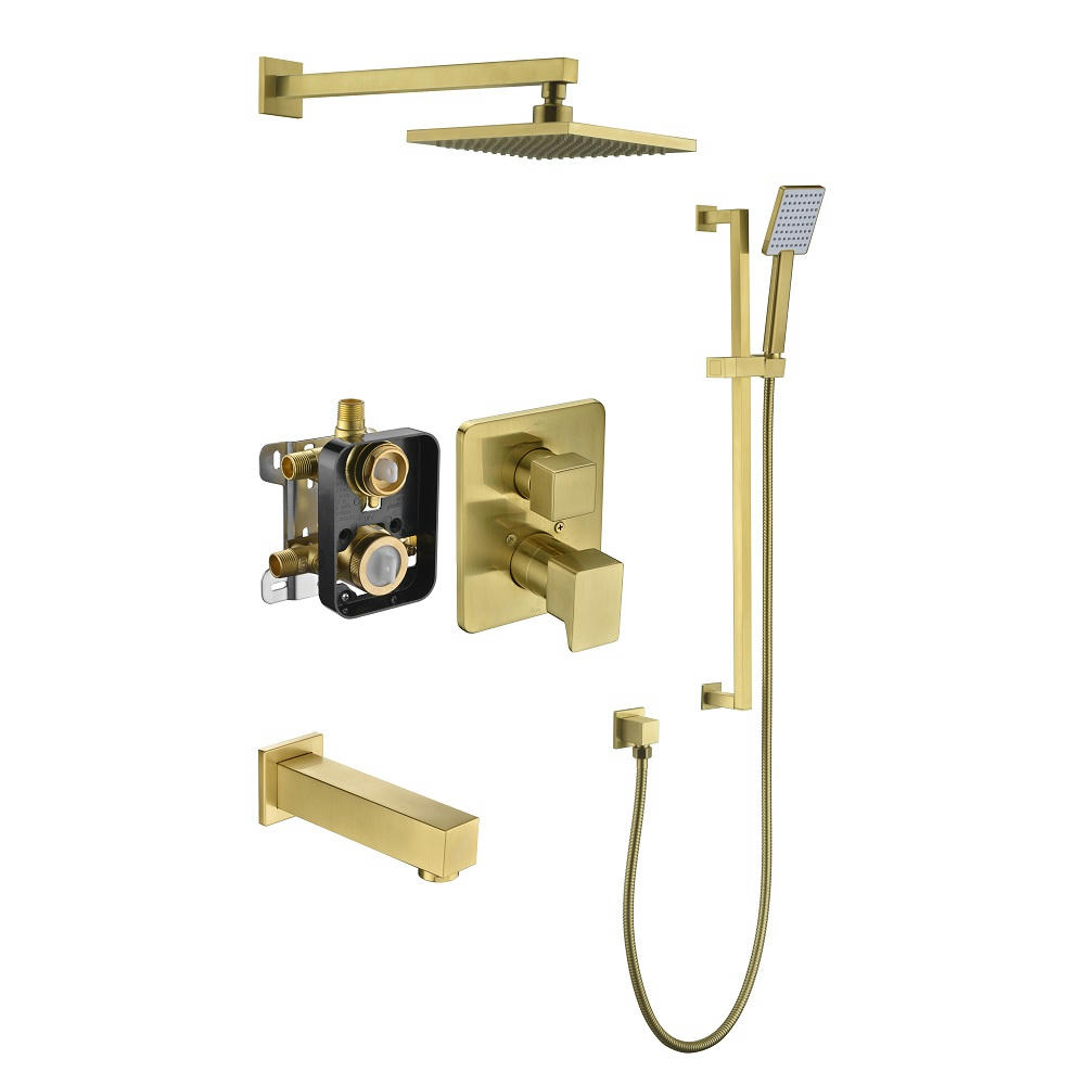 Biscayne Shower Set DSSBE08MAG Matte Gold