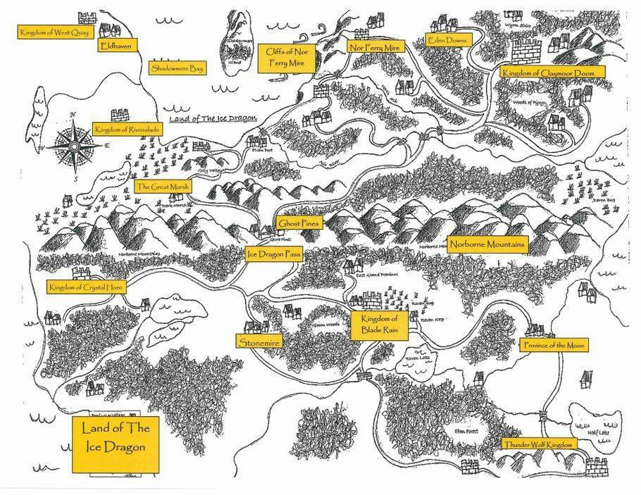 Hurri Cosmo - Ice Dragon Tales Map