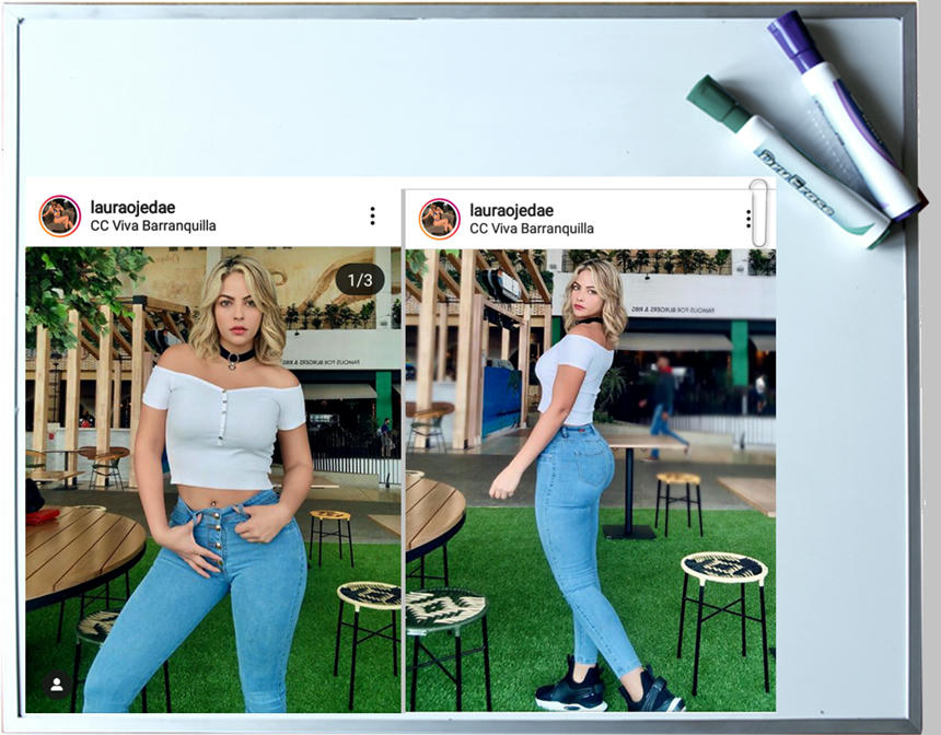 Modelo Laura Ojeda acusa a su ex novio de brutal agresión