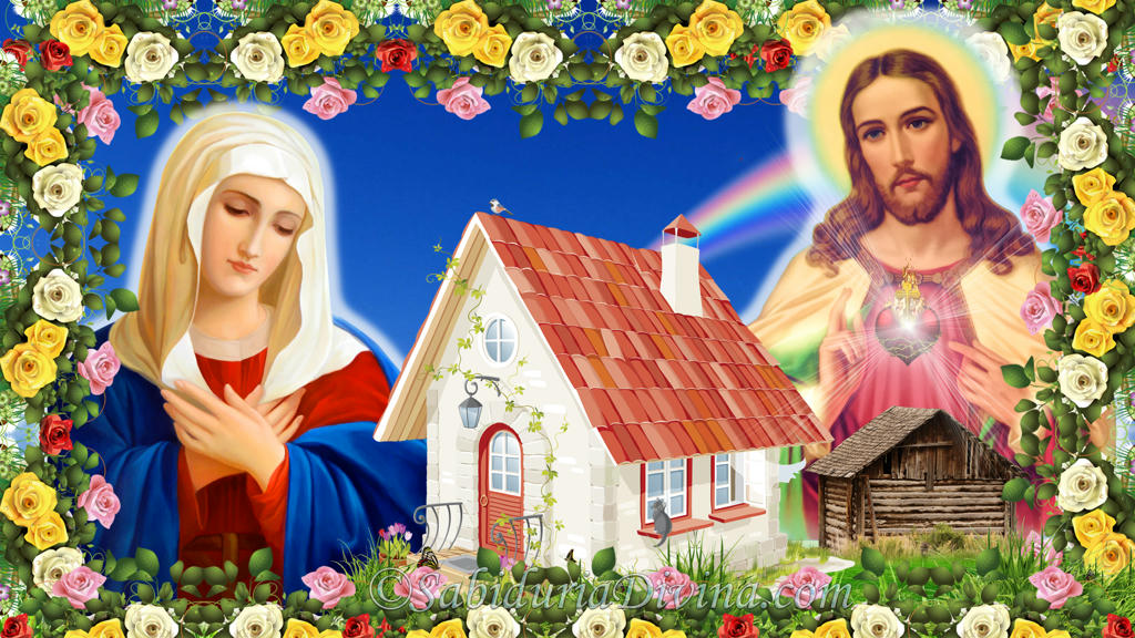 Jesus y Maria en nuestro hogar