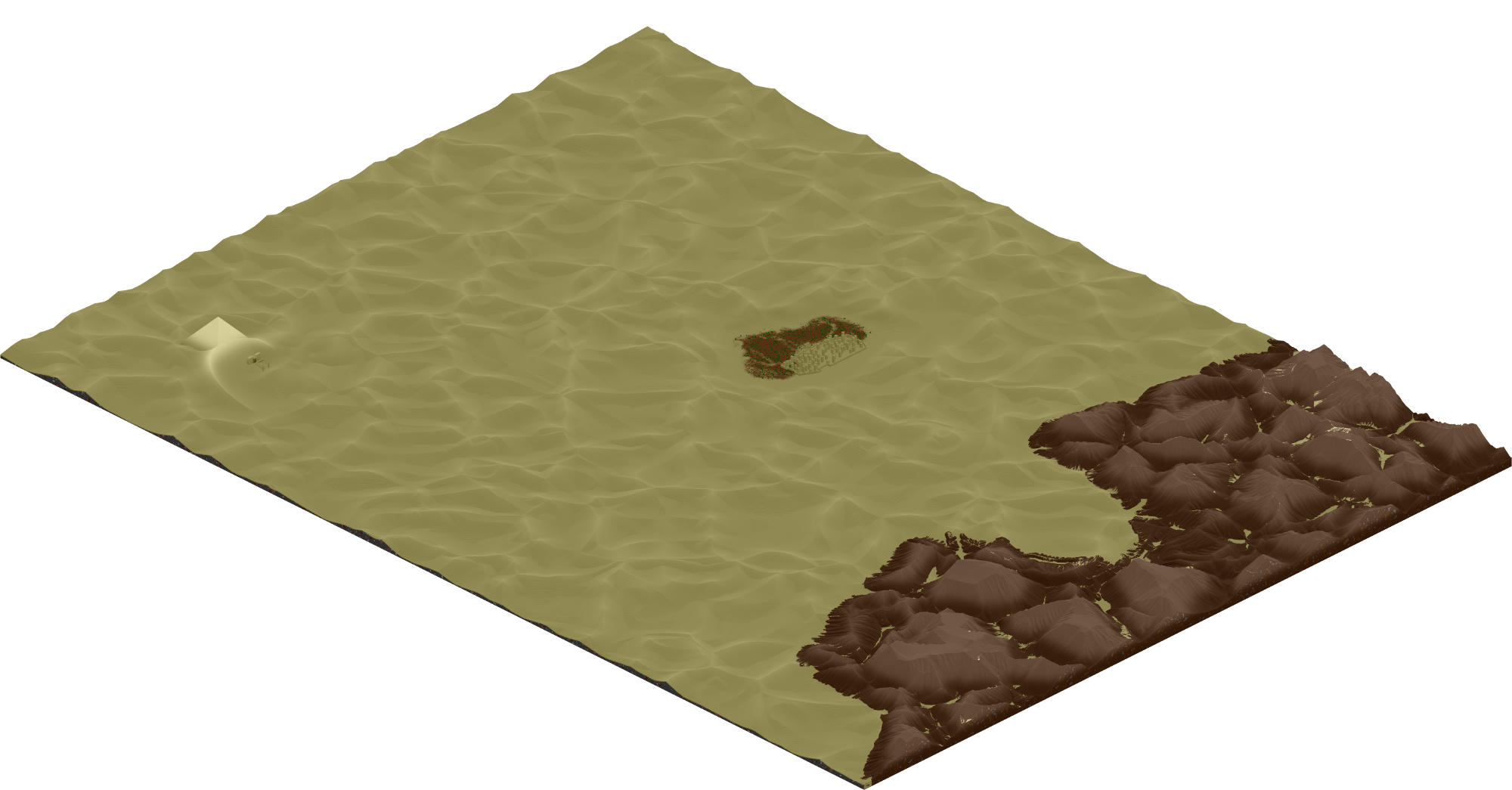 (STARGATE) Abydos re-creation (4880x6512) Minecraft Map