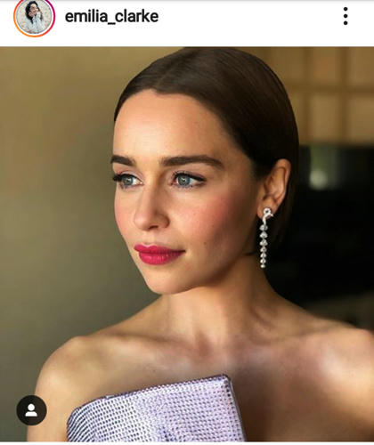 Emilia Clarke habló de sus quebrantos de salud durante rodajes de Game of Thrones