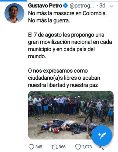  Por Redes informan avance de la marcha
