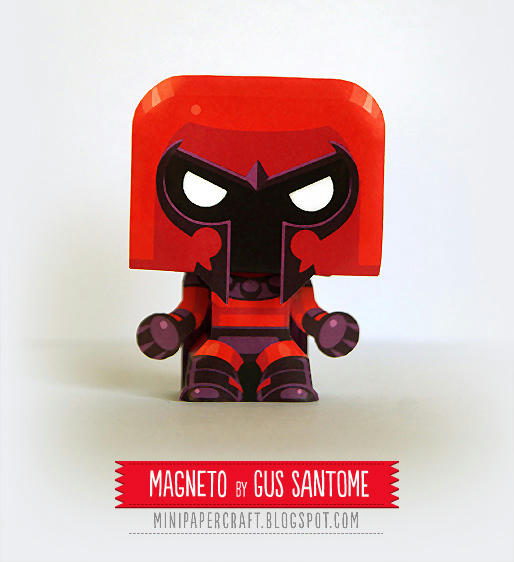 โมเดลกระดาษ-แมกนีโต-x-men-magneto-papercraft