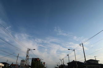 写真（夕方の天空その3）