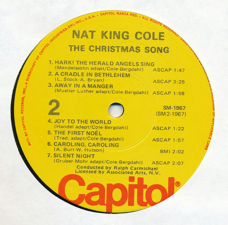 The sound of Nat King Cole's The Magic of Christmas & The Christmas Song ALBUMS | Page 9 | Steve ...