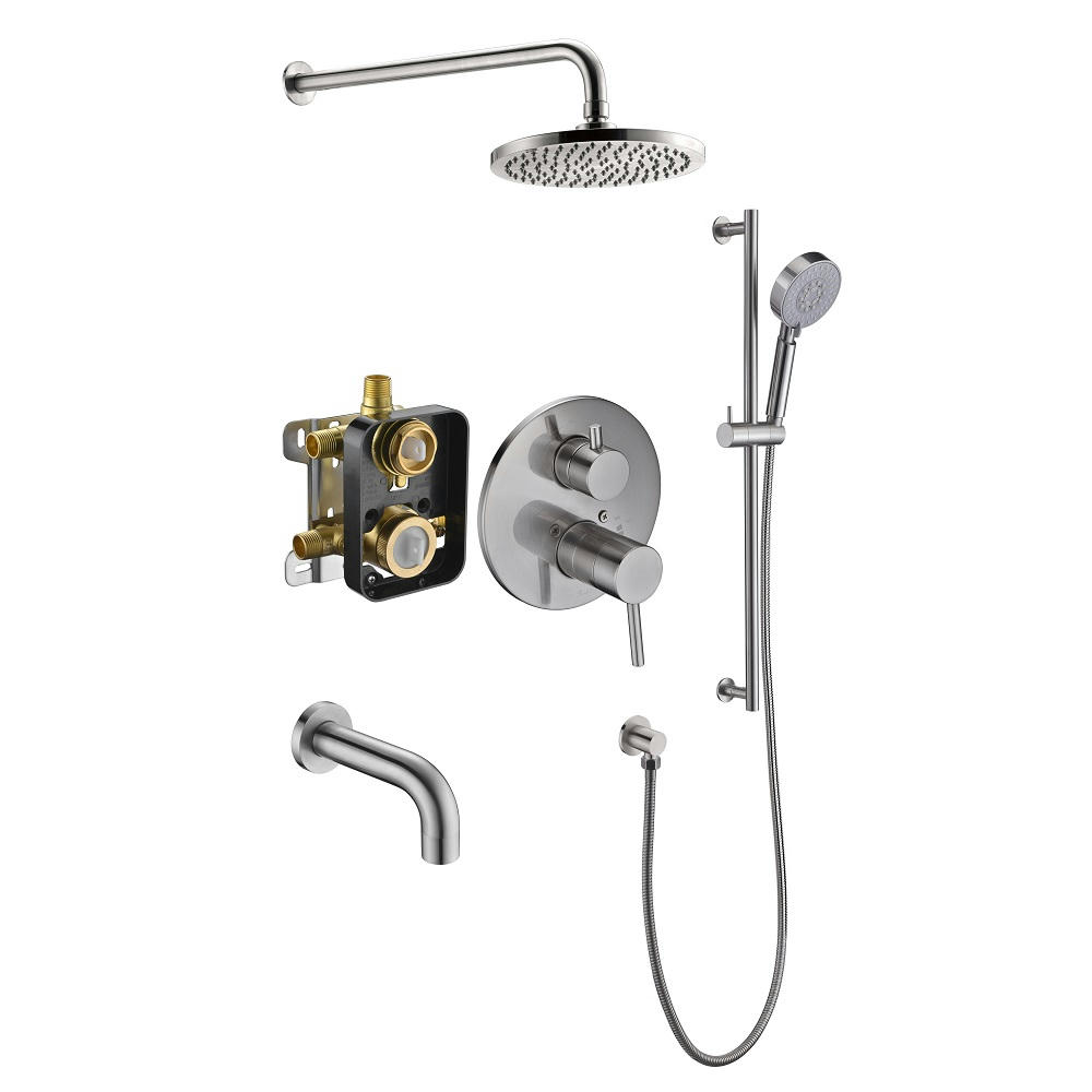 Joshua Tree Shower Set DSSJE04BN Brushed Nickel