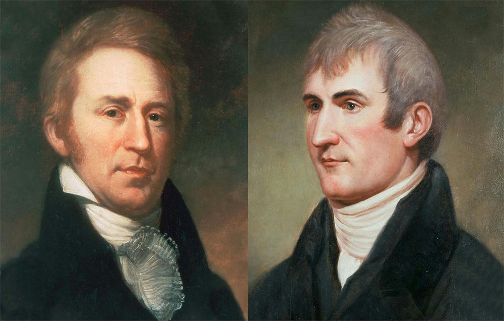 Portrait of Meriwether Lewis and William Clark