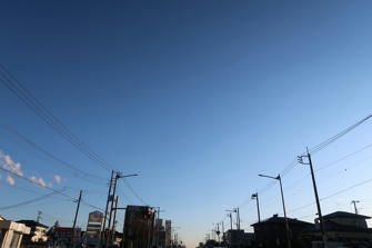 写真（夕方の天空その3）