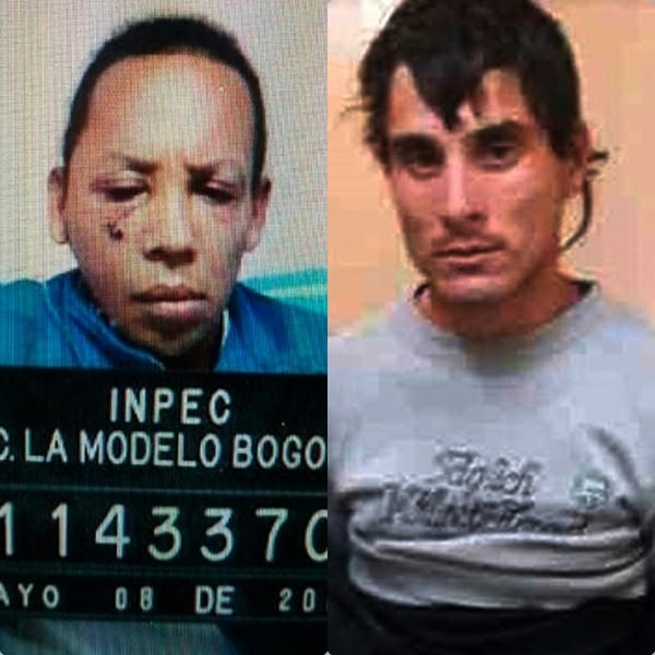  Los dos feminicidas, Julio Alberto Reyes, (Colombia), y Sebastián José Luis Wagner, (Argentina)