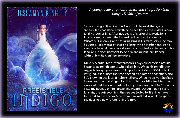 Jessamyn Kingley - Irresistible Indigo BLURB