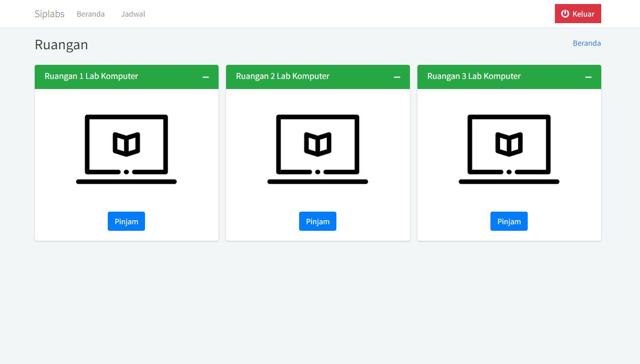 Source Code Aplikasi Sistem Peminjaman Ruangan Laboratorium 