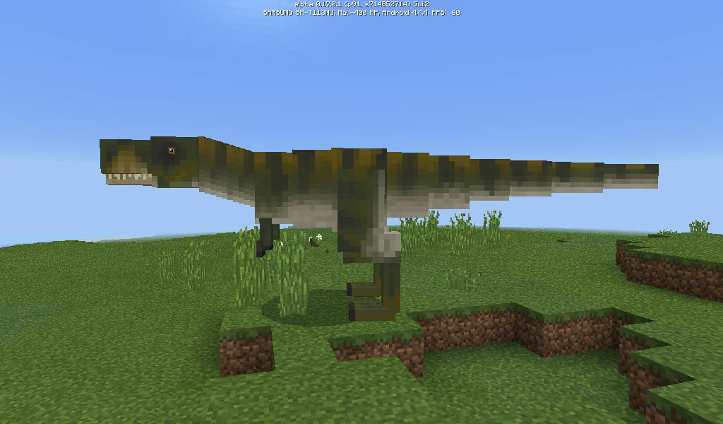 minecraft dinosaurs