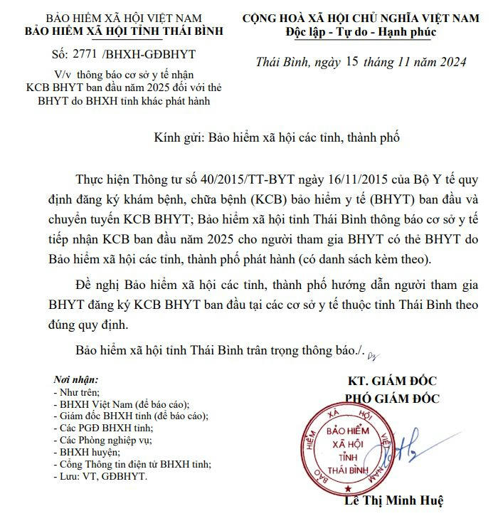 Thai Binh 2771 CV Thong bao KCB ban dau ngoai tinh 2025.JPG