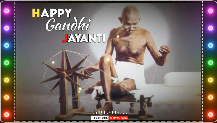 Gandhi Jayanti green screen whatsapp status video