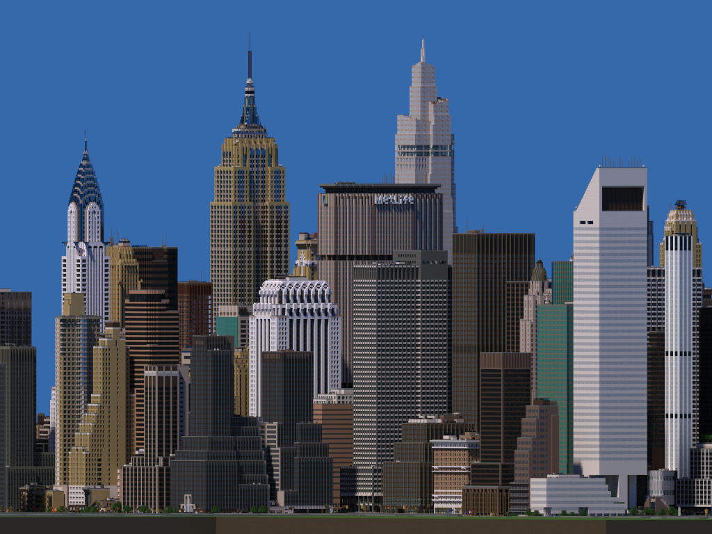 Midtown Manhattan, New York City (DOWNLOAD V2.7) Minecraft Map