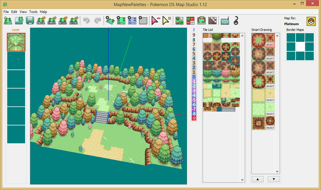 Pokemon DS Map Studio: Create Pokemon DS maps in 5 min [2.1 VERSION]