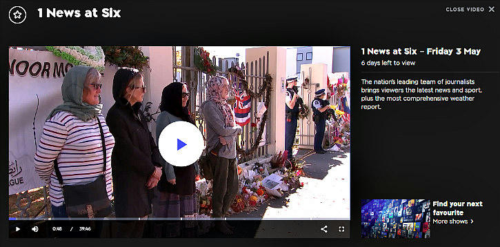 Honor guard at mosque