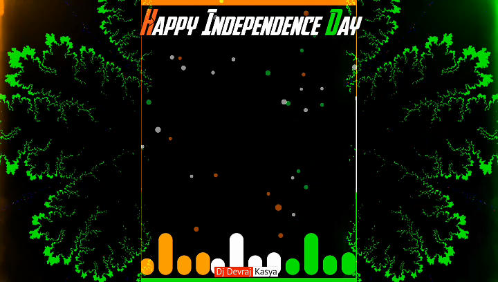 Top Independence Day Special Green Screen Template