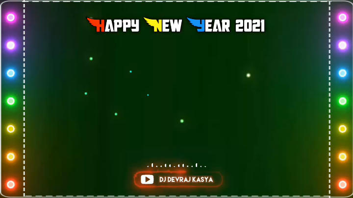 Happy New Year 2021 Avee Player Template