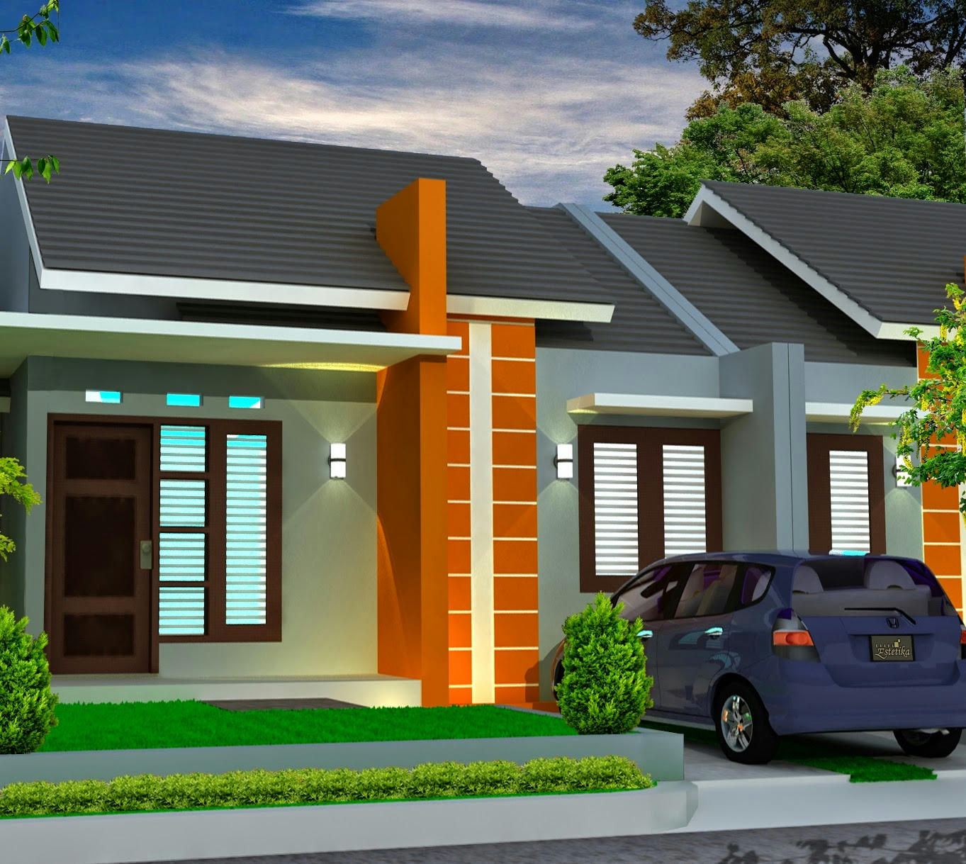 Contoh Gambar Rumah  Idaman  Dengan Bentuk Minimalis Creo 