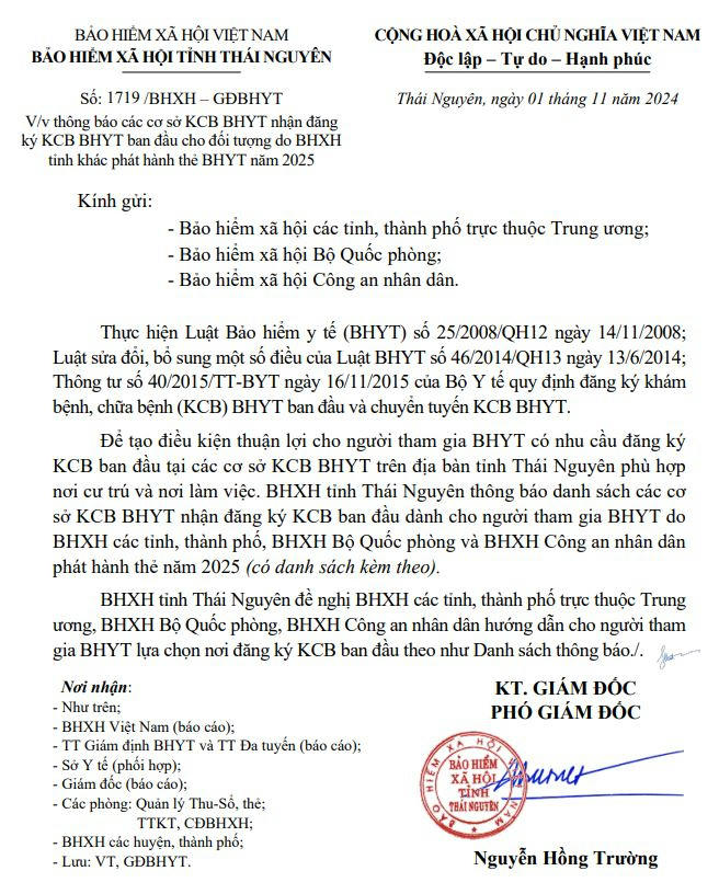 Thai Nguyen 1719 CV Thong bao KCB ban dau ngoai tinh nam 2025.JPG