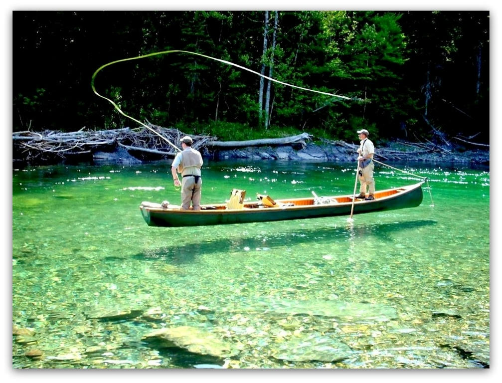 P?che Du Saumon Atlantique Au Qu?bec. Le coin des saumoniers