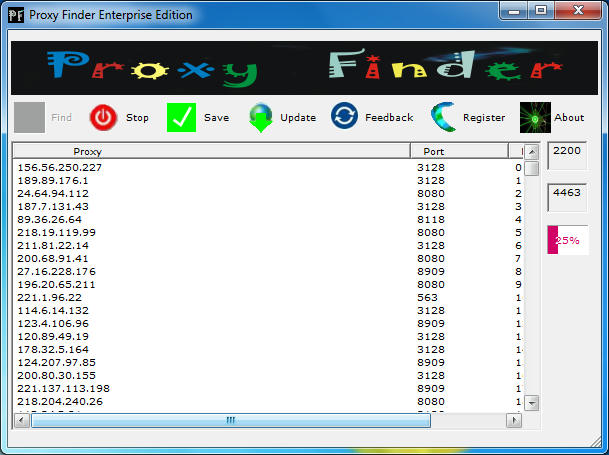 Proxy Finder Bulma Programı
