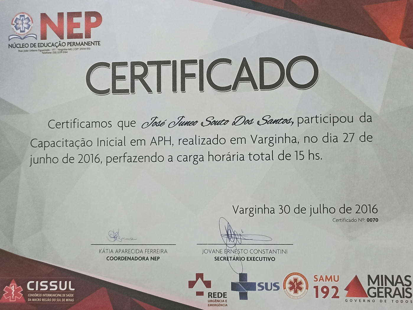 Certificação 1