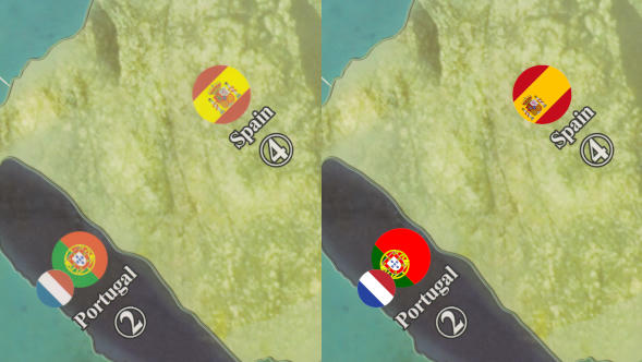 Spain and Portugal