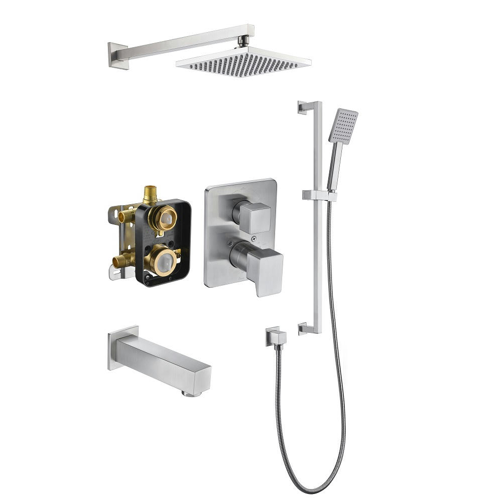 Biscayne Shower Set DSSBE04BN Brushed Nickel